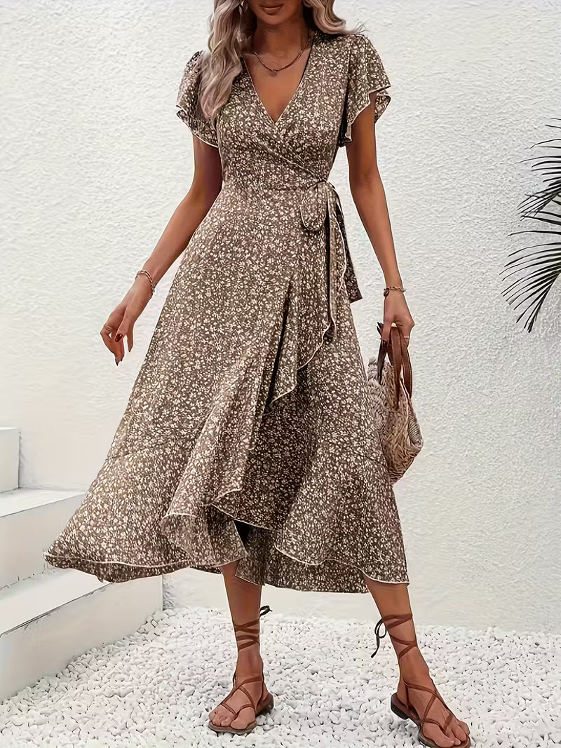 Elara | Fließendes, Bauch-umspielendes Wickelkleid - Image 6