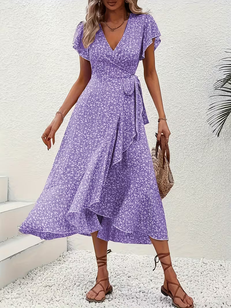 Elara | Fließendes, Bauch-umspielendes Wickelkleid - Image 9