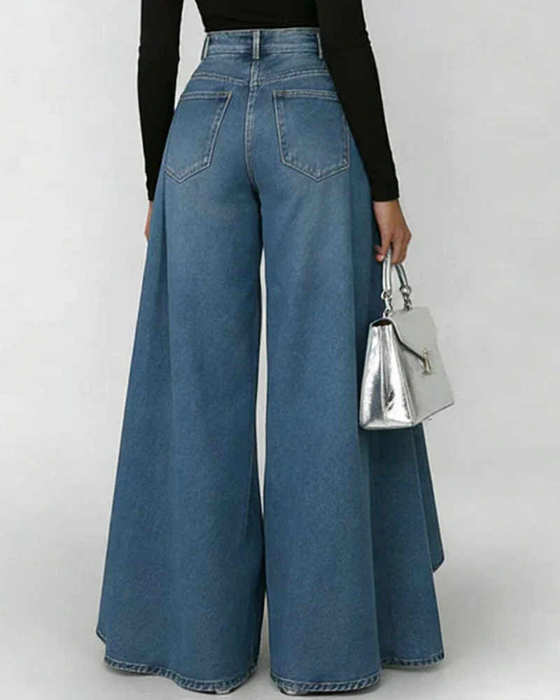 Elegante Weite Hose - Image 2