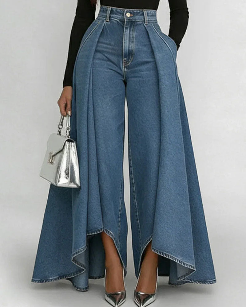 Elegante Weite Hose - Image 3