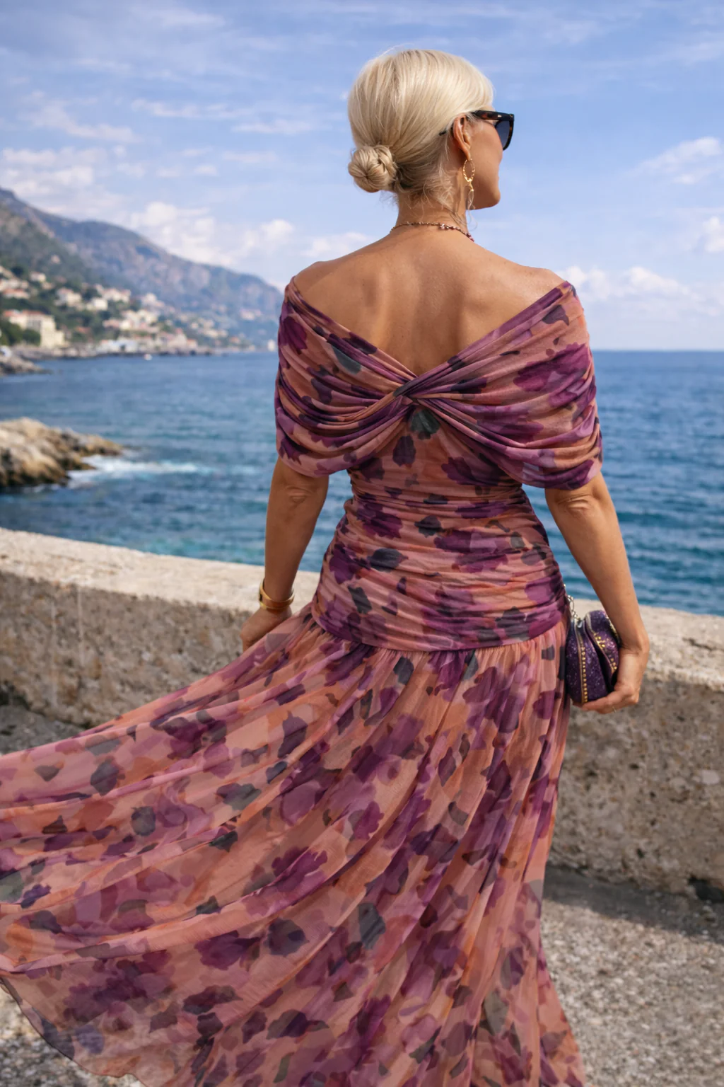 Elegantes Maxikleid für Feste mit V-Ausschnitt - Image 9