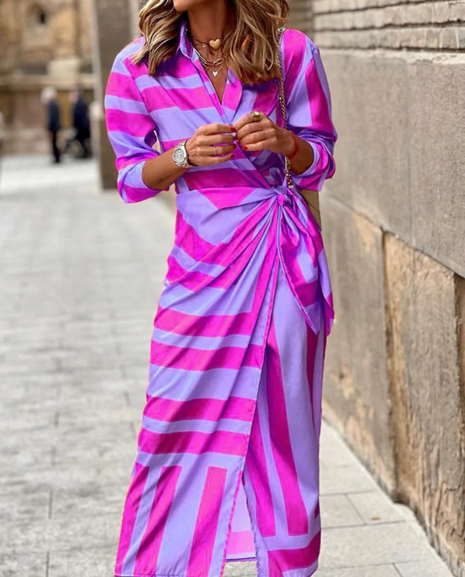 Elvina - Bedrucktes Wickelkleid - Image 13