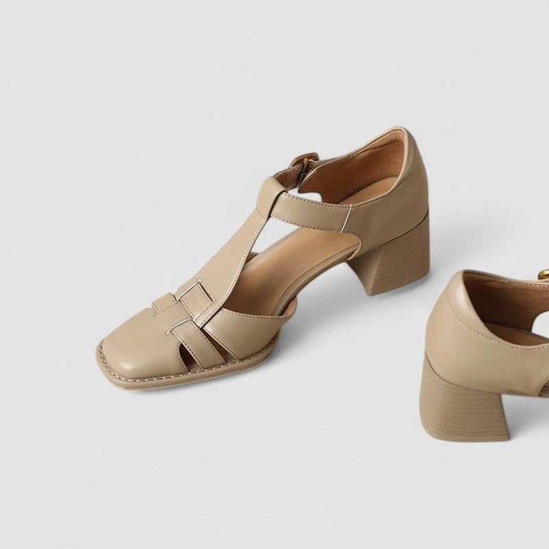 Elyxiana | Orthopädische T-Strap Blockabsätze - Image 5