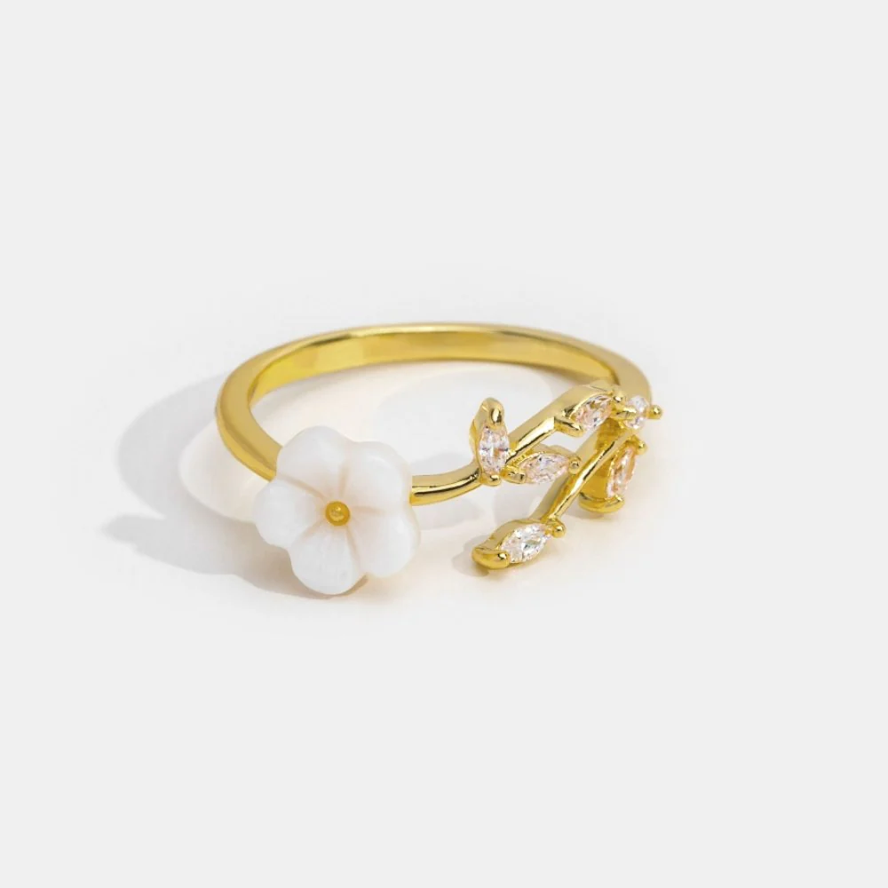 Estela - Ring mit weißen Blumen - Image 6