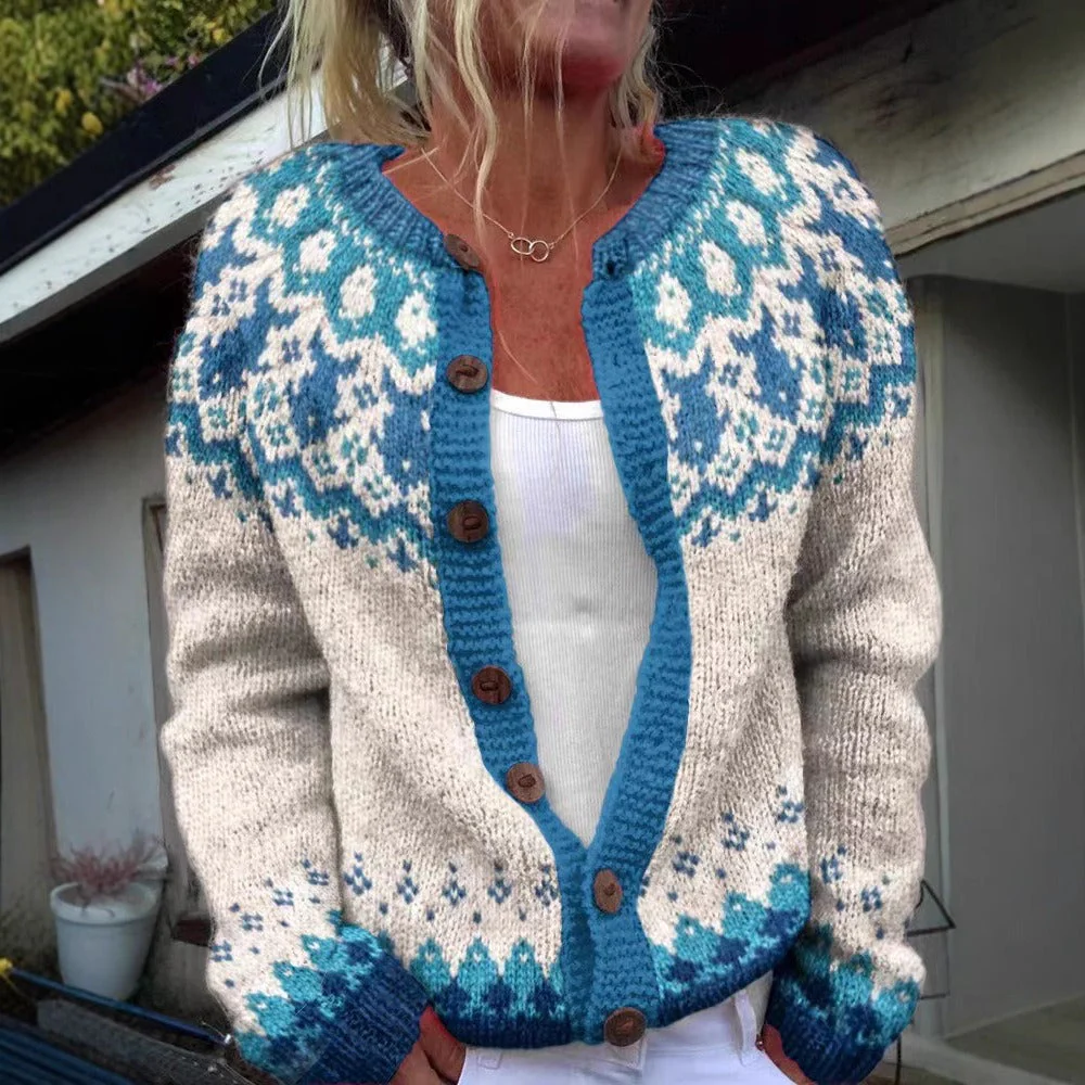 Eva | Vintage Isländischer Handgefertigter Cardigan - Image 3