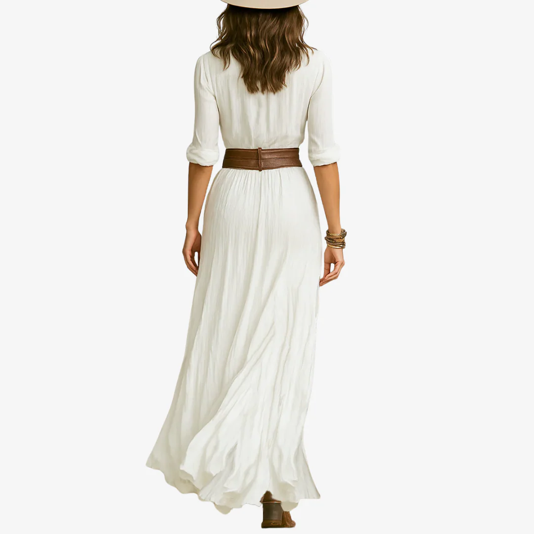 Eve™ Maxi-Fließkleid mit Gürtel - Image 2