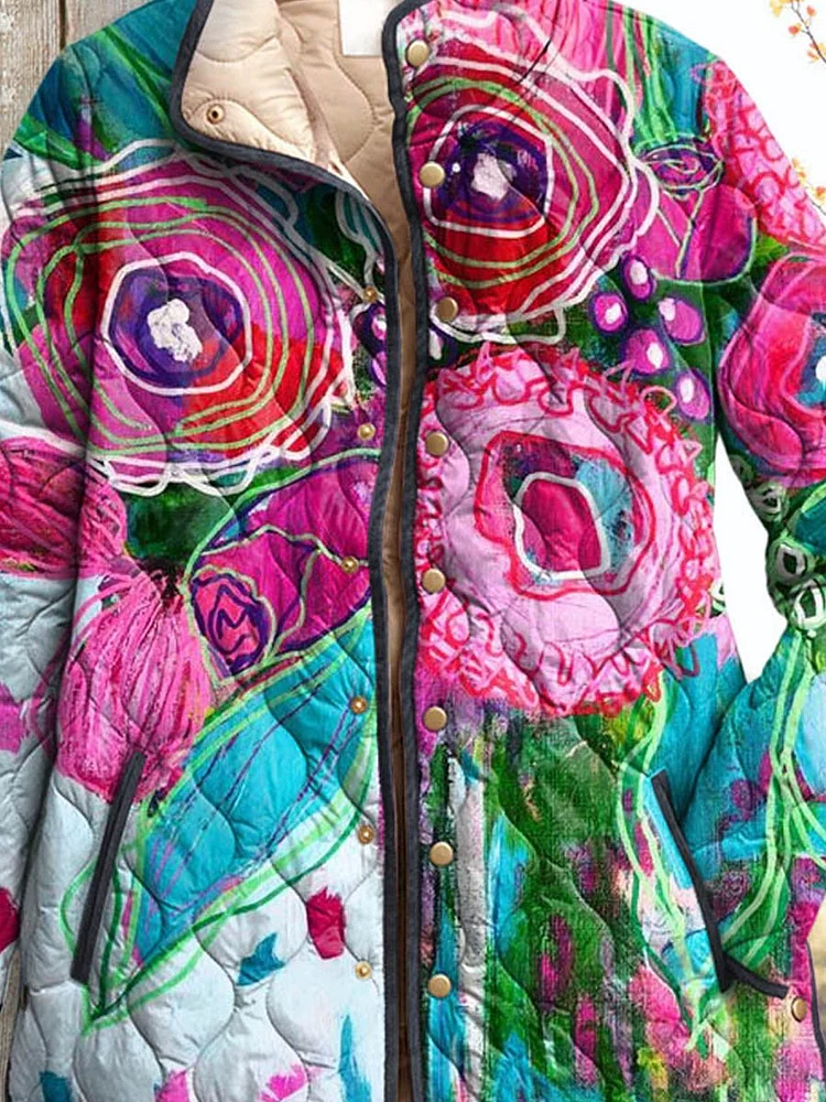 Feminine Charmante Jacke mit Blumenmuster - Image 2