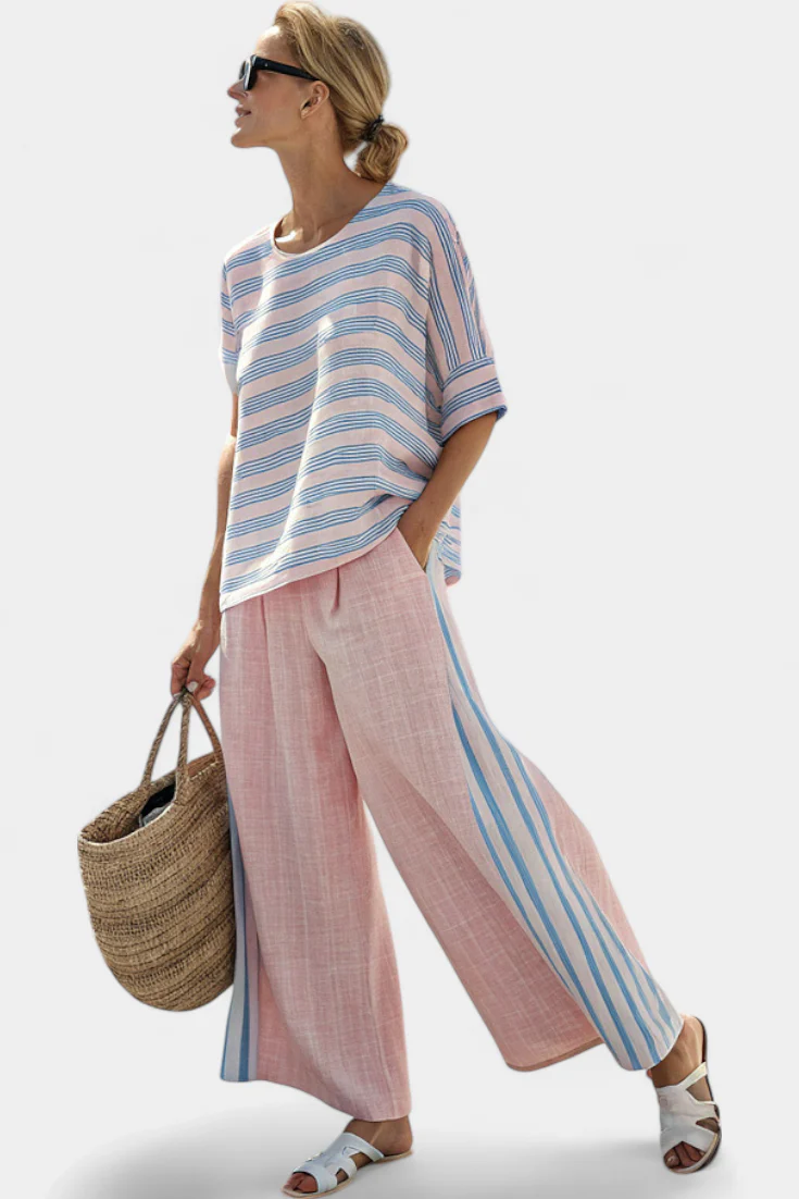Flaminia - elegantes Blau und weiche Hosen - Image 4