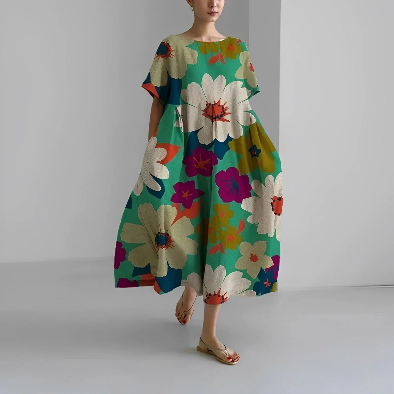 Floria - Lebhaftes Blumenkleid - Image 11