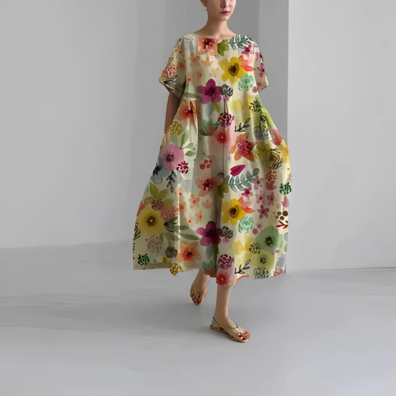 Floria - Lebhaftes Blumenkleid - Image 8
