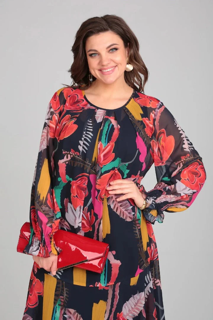 Florinda™ Anmutiges Blumenkleid - Image 3