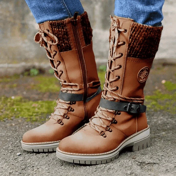 FrostLuxe™ - Wasserdichte Schnürstiefel in Wadenlänge - Image 2