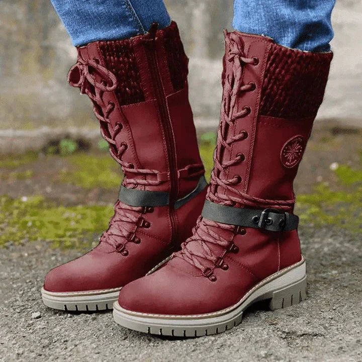 FrostLuxe™ - Wasserdichte Schnürstiefel in Wadenlänge - Image 4