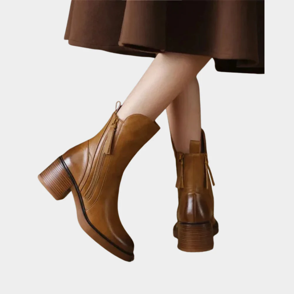 Gabriella | Bequeme Leder-Ankle-Heels - Image 5