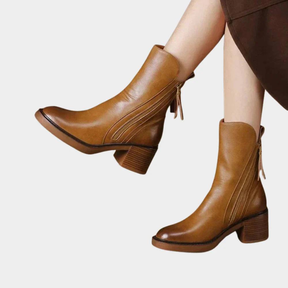 Gabriella | Bequeme Leder-Ankle-Heels - Image 6