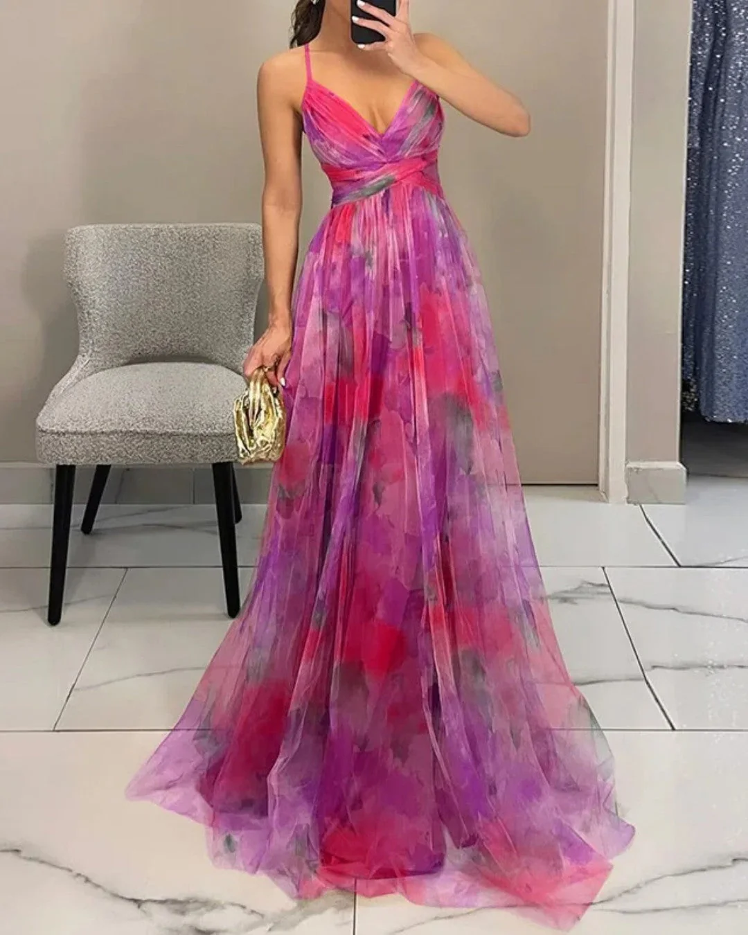 Giselle - Fesselndes Floral-Maxikleid - Image 8