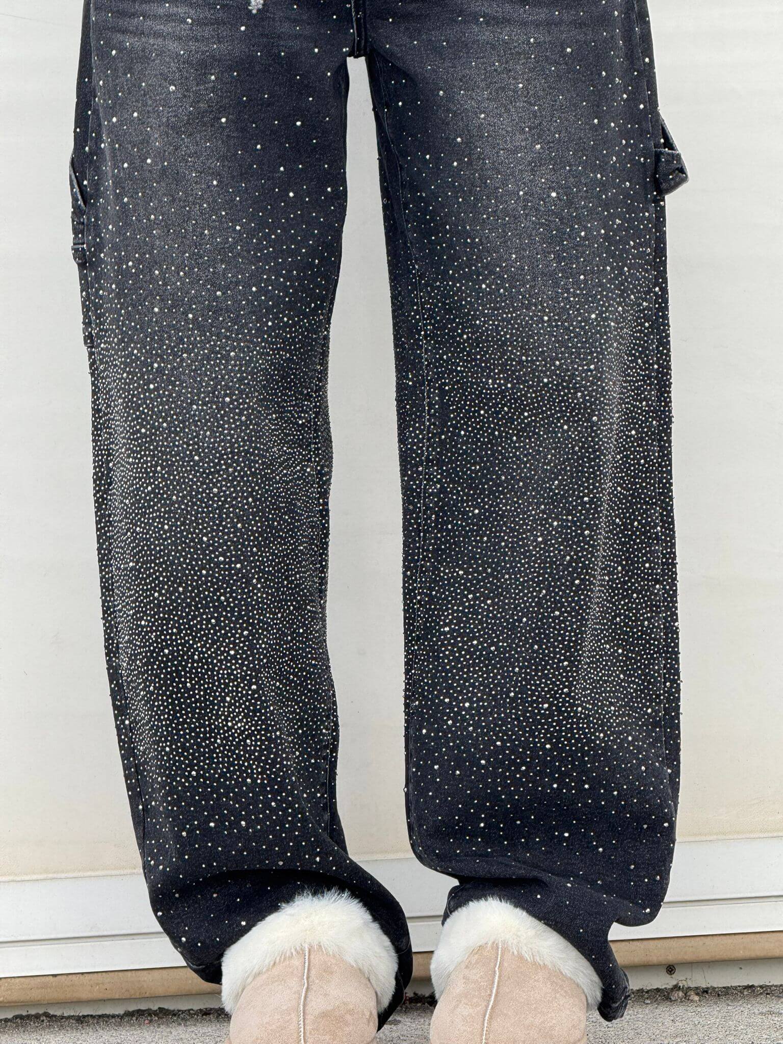 Glänzende Carpenter-Style Denim-Jeans - Image 12