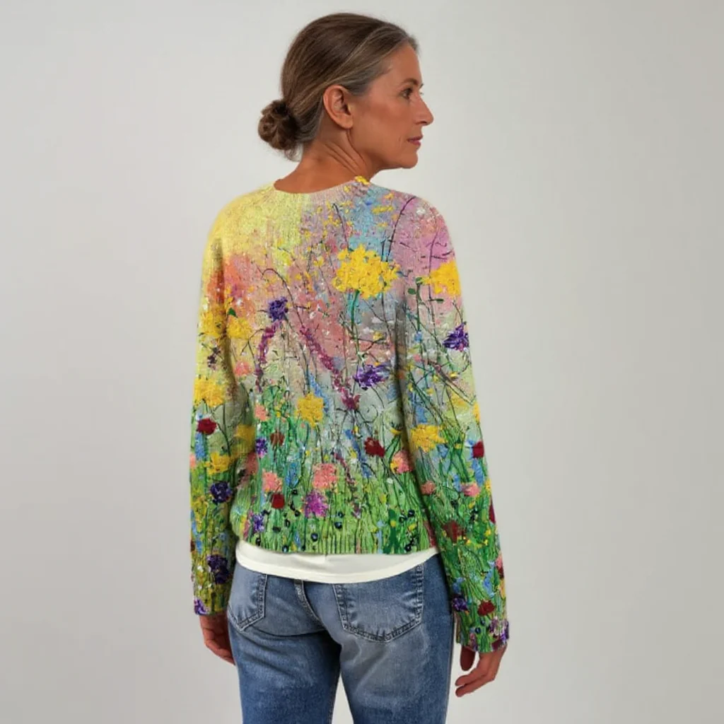 Grace | Vintage Isländischer Pullover - Image 2