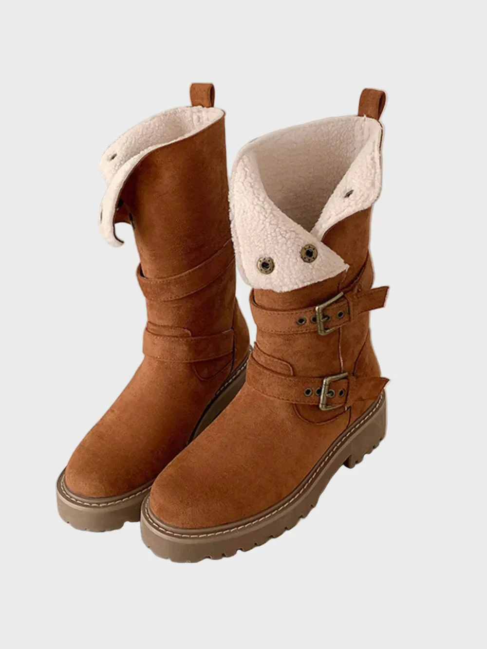 Harlow | Winter-Fell hohe Stiefel - Image 3