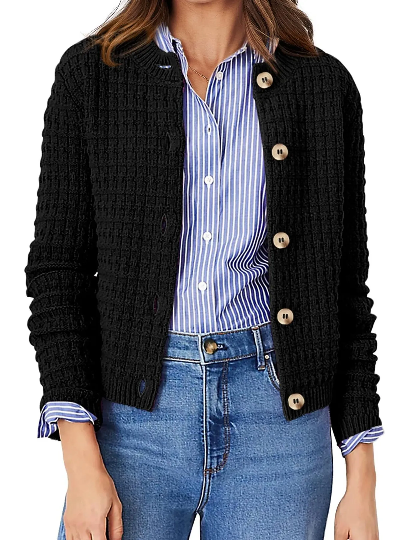 Harper™ - Strickjacke mit Knopfleiste - Image 13