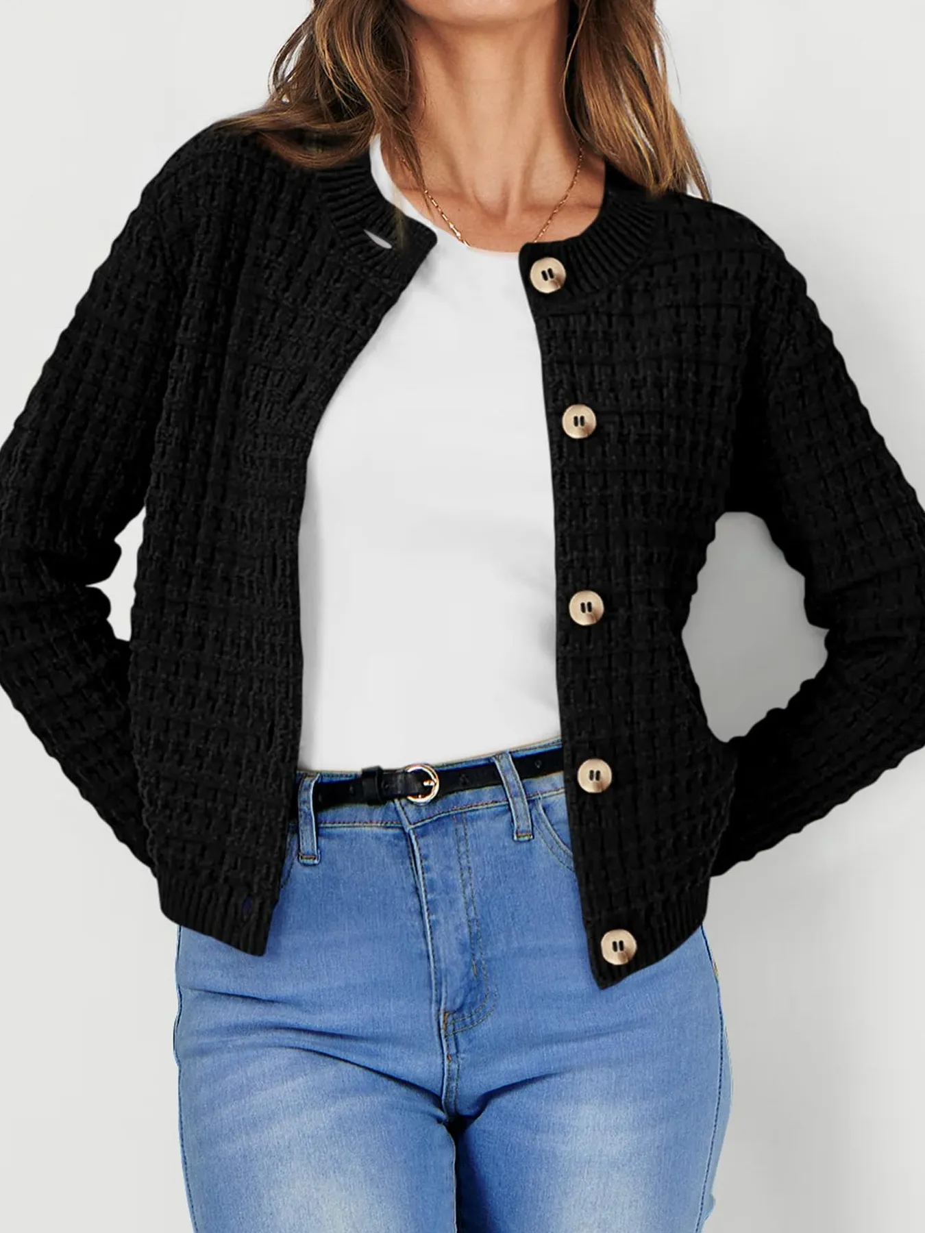Harper™ - Strickjacke mit Knopfleiste - Image 14