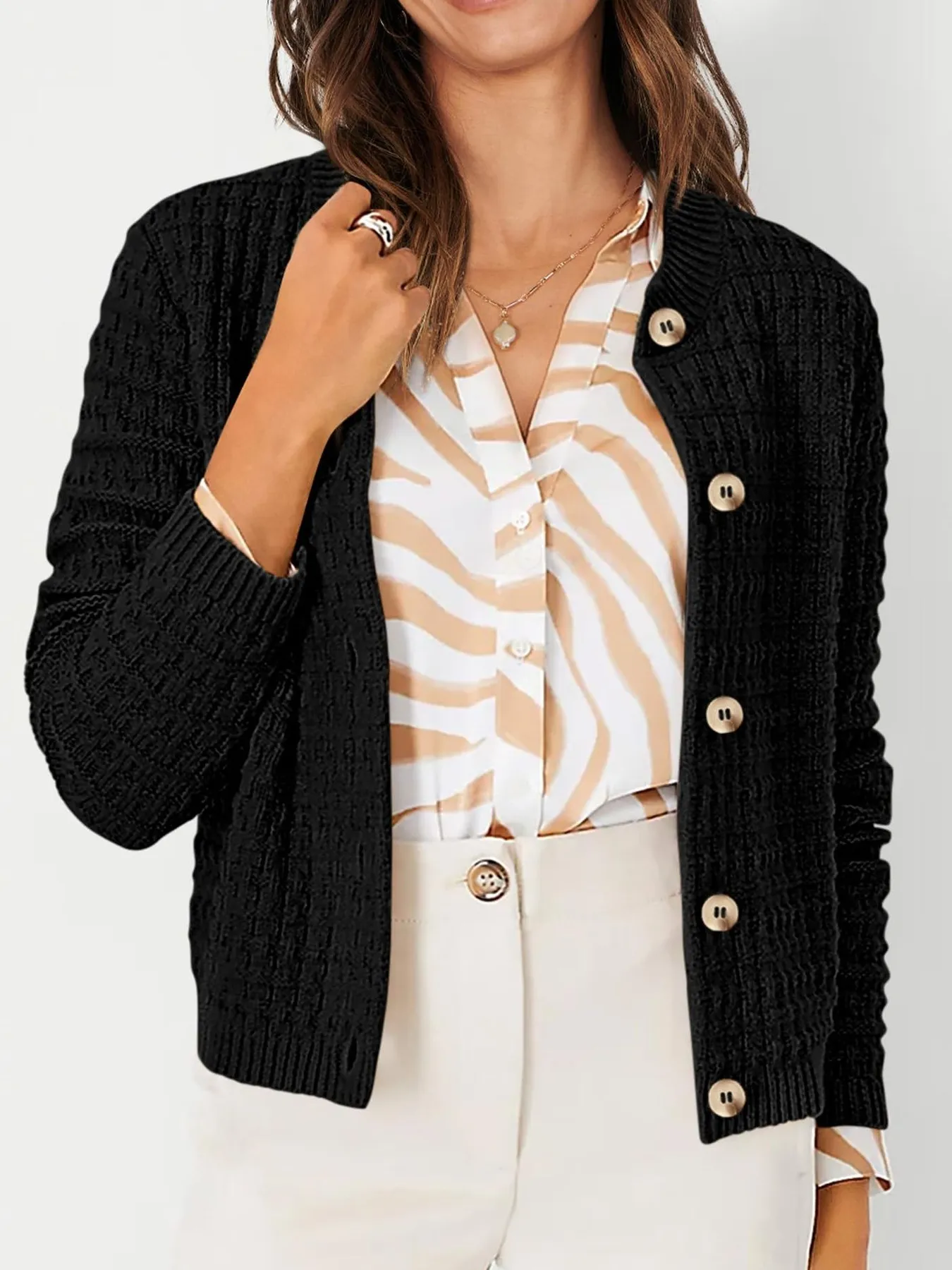 Harper™ - Strickjacke mit Knopfleiste - Image 15