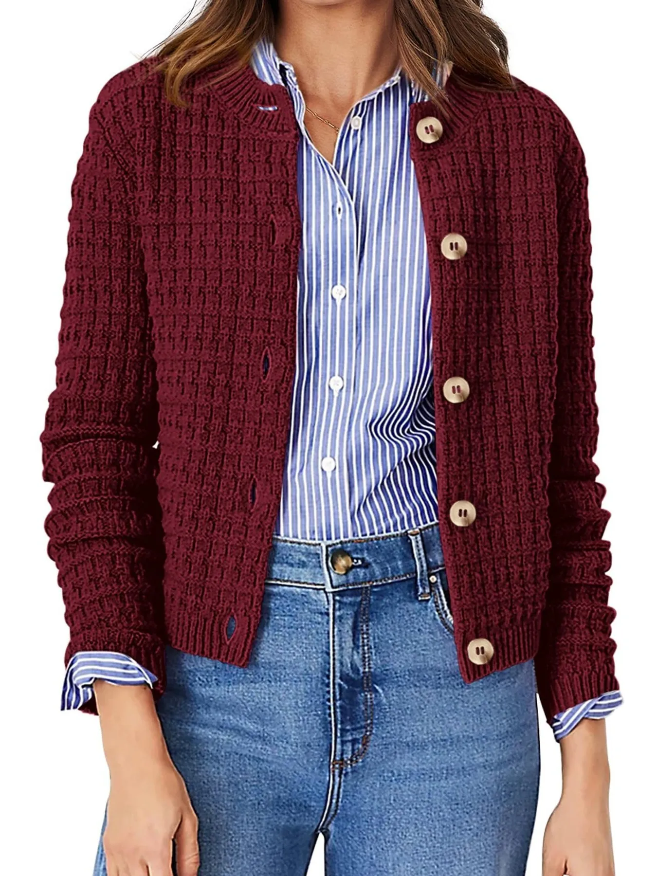 Harper™ - Strickjacke mit Knopfleiste - Image 17