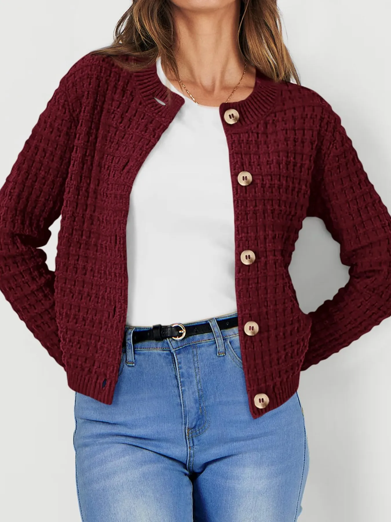 Harper™ - Strickjacke mit Knopfleiste - Image 18