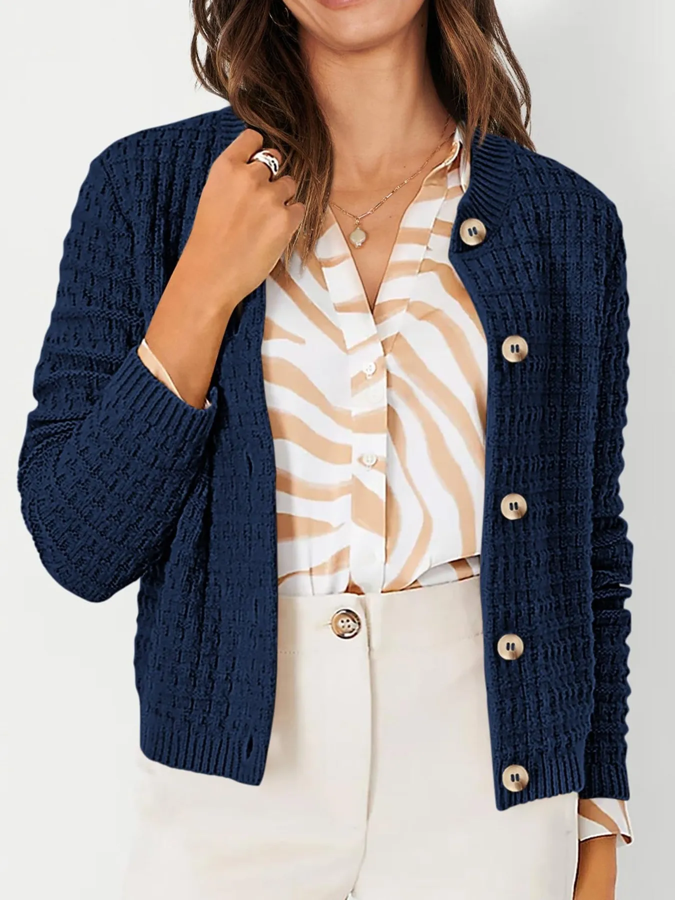 Harper™ - Strickjacke mit Knopfleiste - Image 21