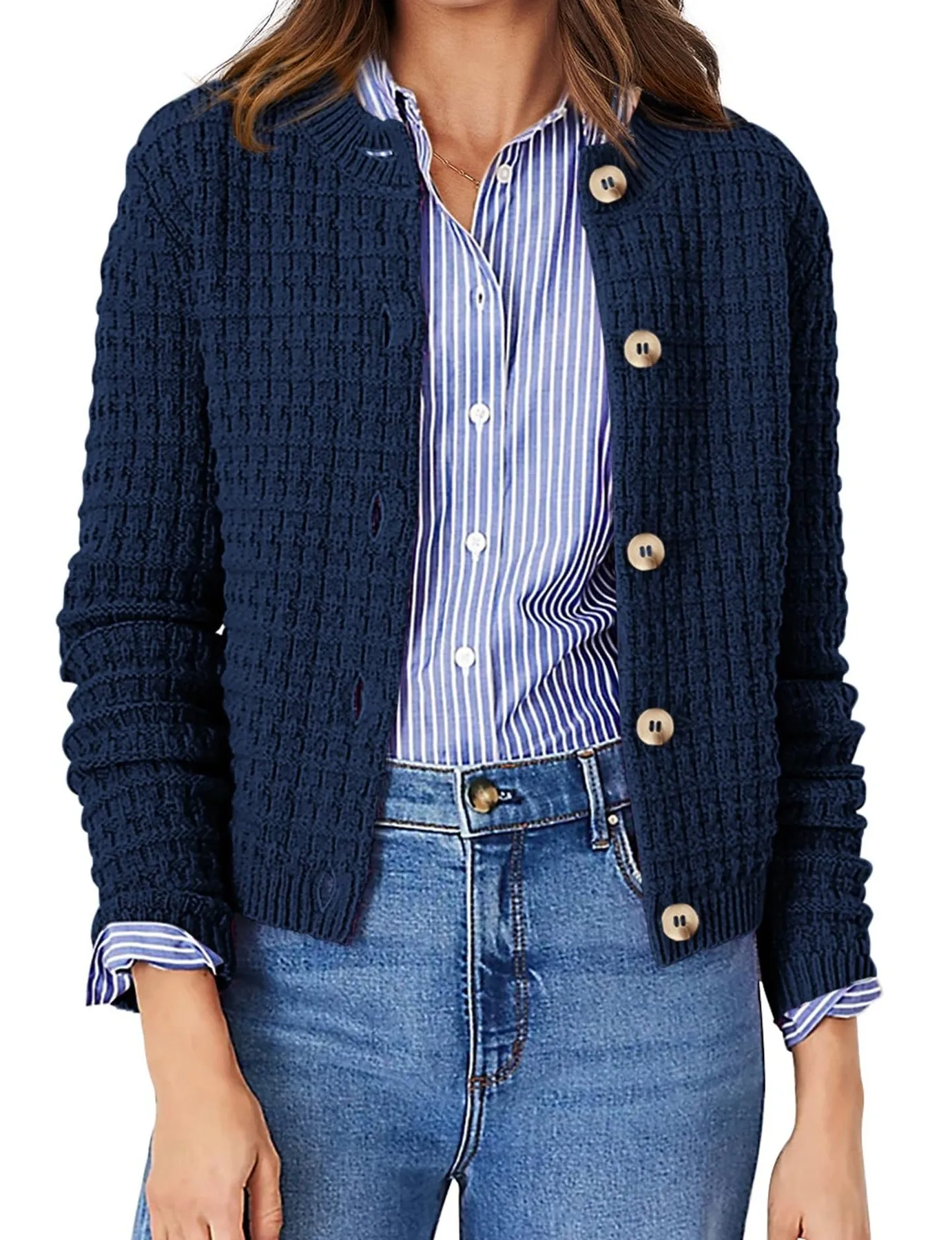 Harper™ - Strickjacke mit Knopfleiste - Image 22
