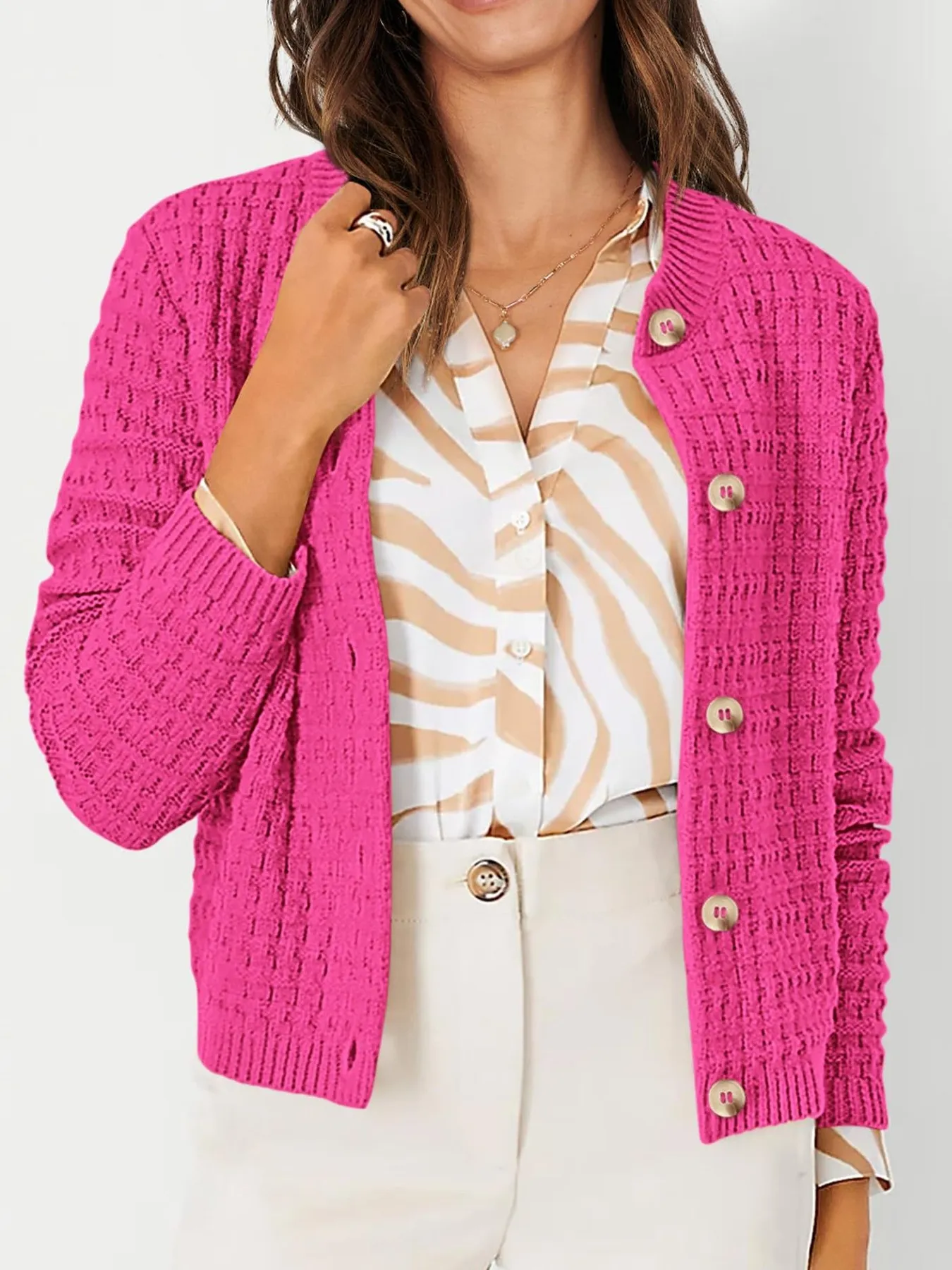Harper™ - Strickjacke mit Knopfleiste - Image 26