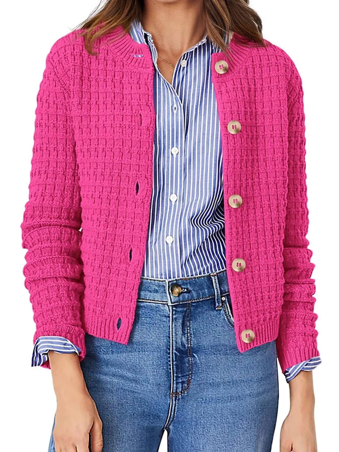 Harper™ - Strickjacke mit Knopfleiste - Image 28