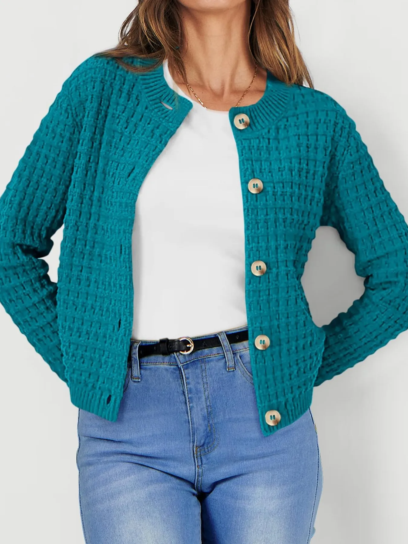 Harper™ - Strickjacke mit Knopfleiste - Image 3