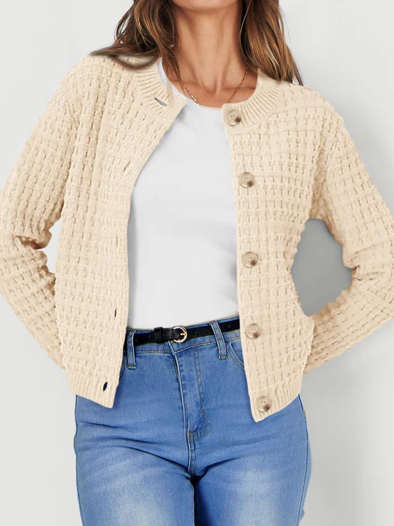 Harper™ - Strickjacke mit Knopfleiste - Image 6