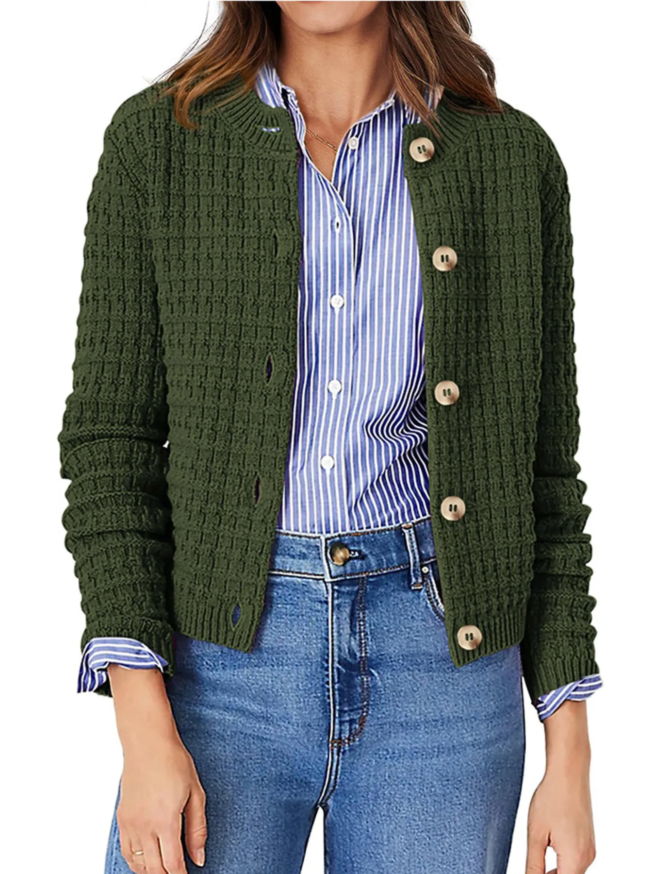Harper™ - Strickjacke mit Knopfleiste - Image 9