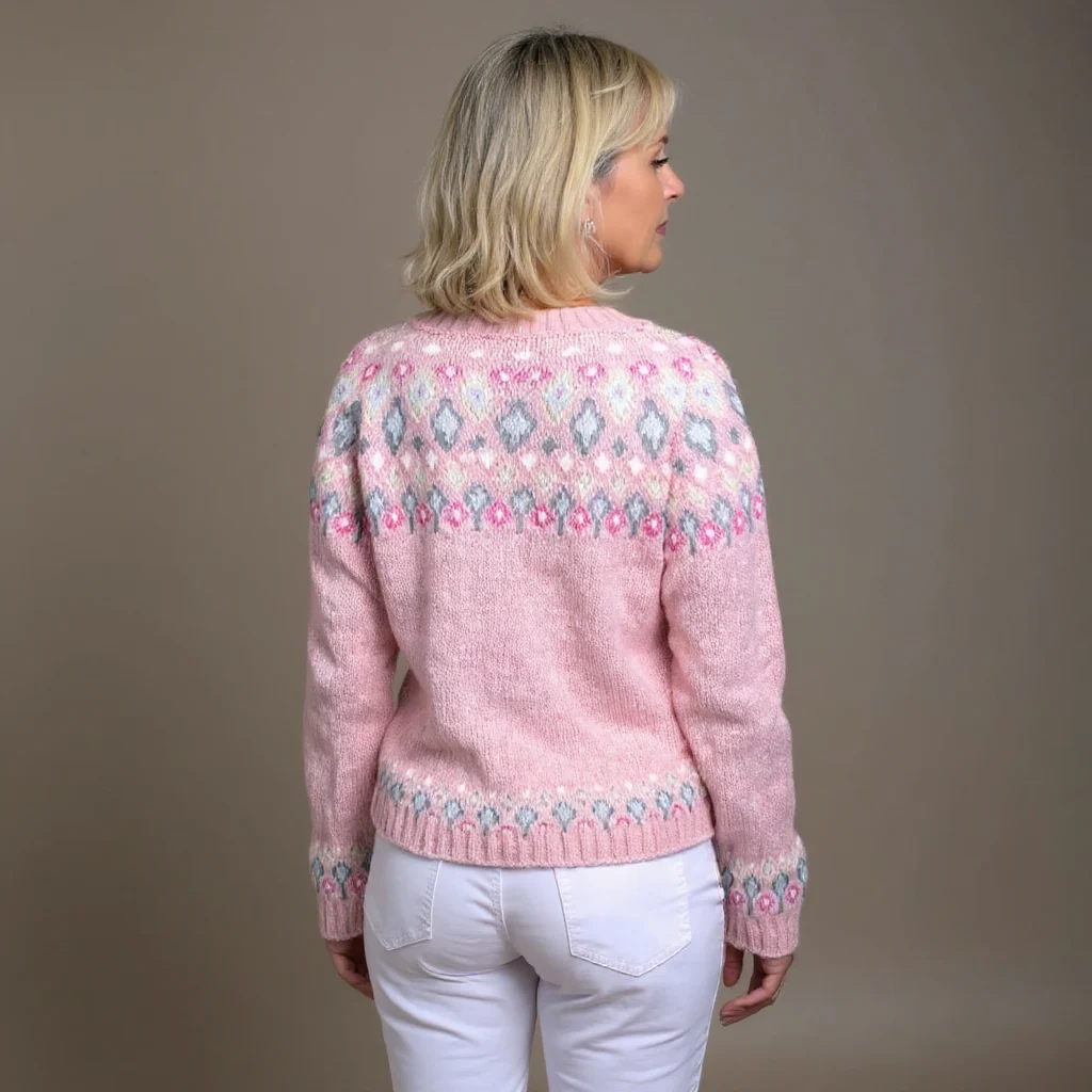 Hasel | Pink Comfort Cardigan - Image 2