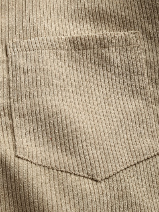 Herren Corduroy Langarmhemd mit halber Knopfleiste - Image 9