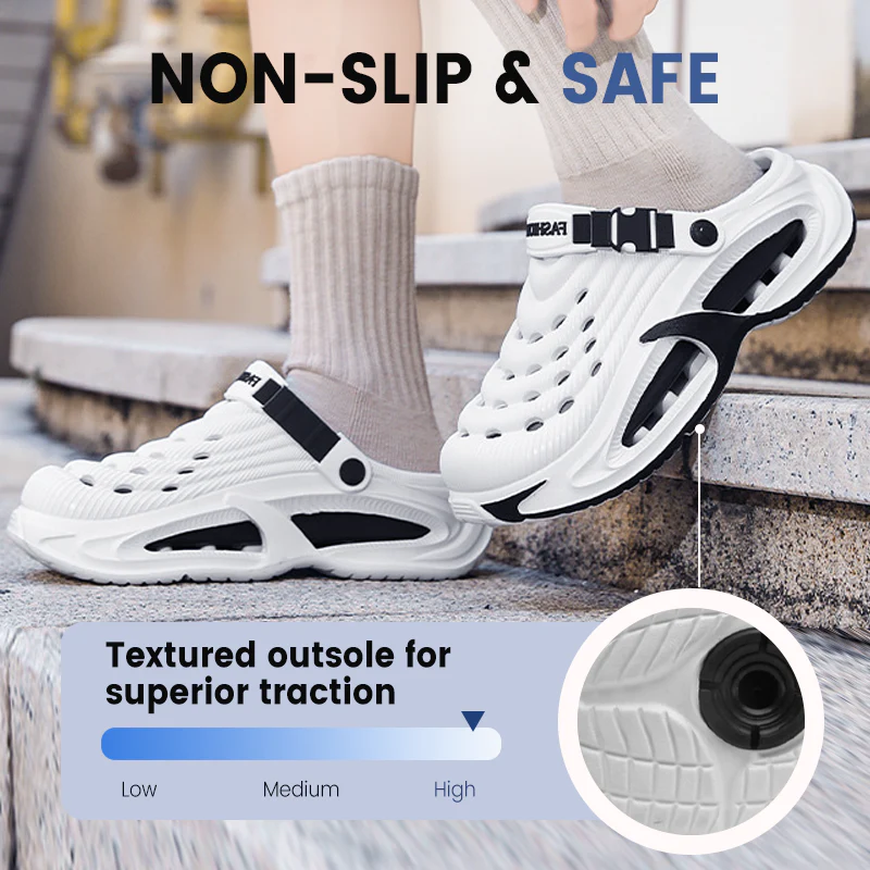 Herren Leichte 2-in-1 Sandalen – Rutschfest, Atmungsaktiver Komfort mit Dicke EVA-Sohle - Image 6
