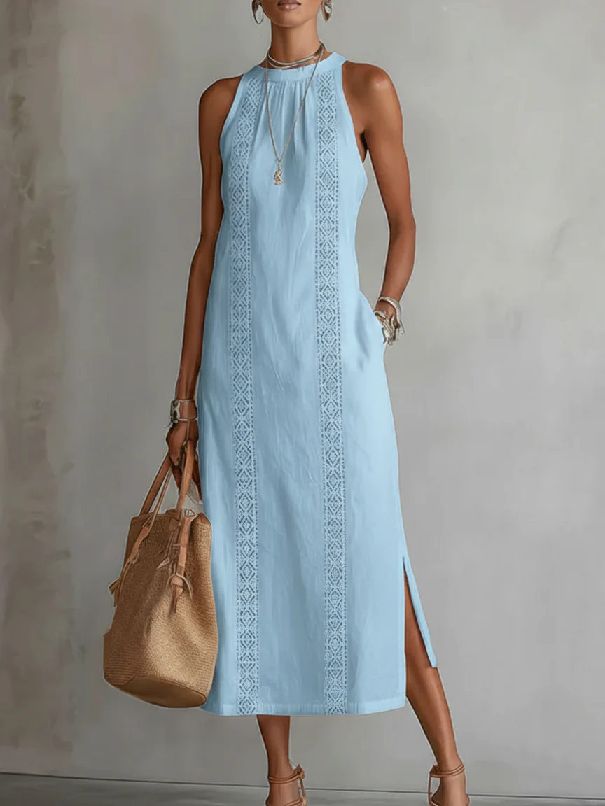 Jimena - Midi-Kleid mit stylischem Mao-Kragen - Image 8