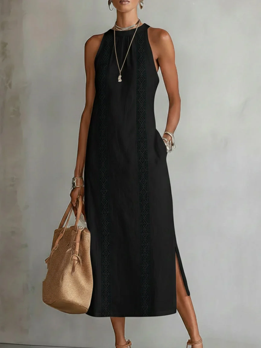 Jimena - Midi-Kleid mit stylischem Mao-Kragen - Image 9