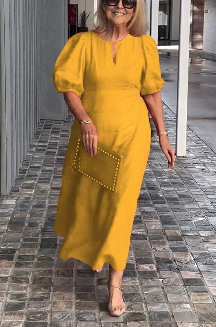 Juliana - Elegantes Kleid mit Puffärmeln - Image 8