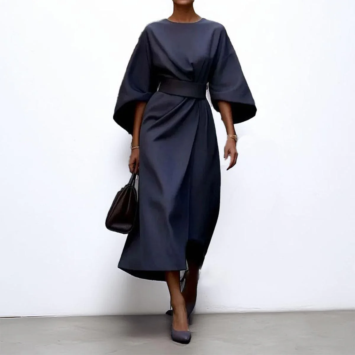 Katarzyna | Maxikleid mit eleganten Kimono-Ärmeln - Image 7