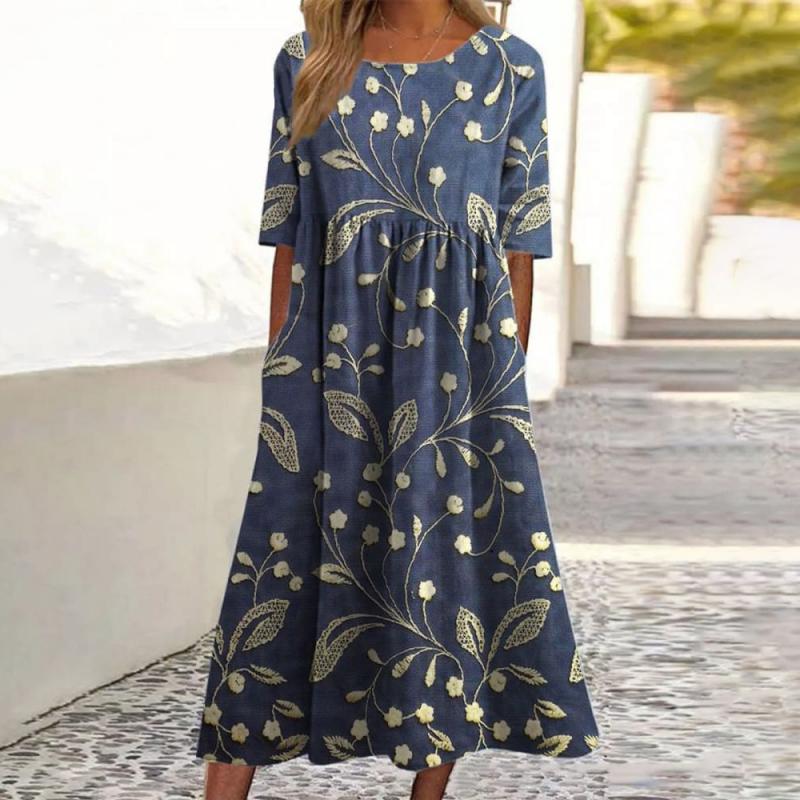 Kharen - Florales Midi-Kleid - Image 2