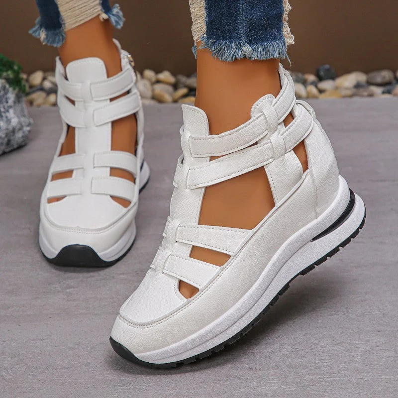 Leichte Keil-Sandalen mit seitlichem Reißverschluss für ultimativen Komfort - Image 6
