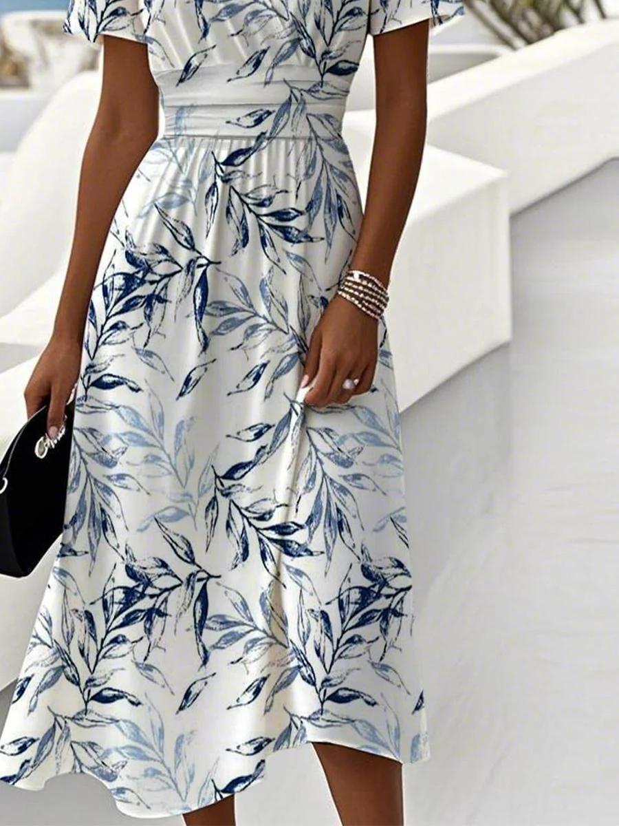 Lilibeth - Midi-Kleid mit Gartenbrise-Design - Image 3