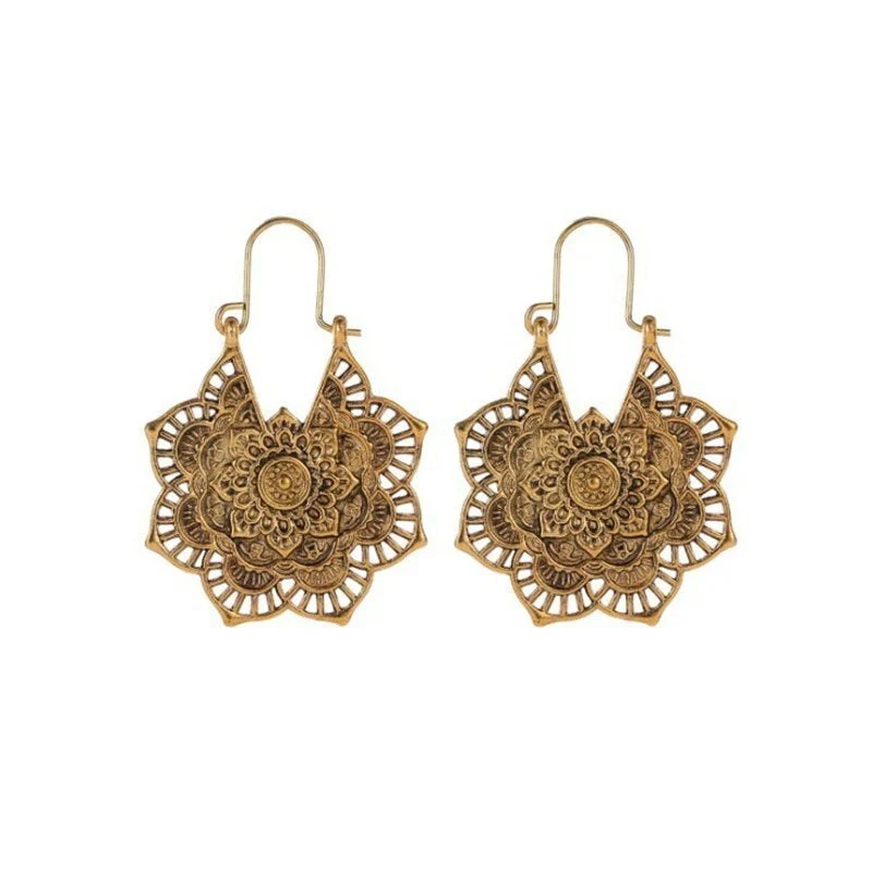 Lotus Mandala Ohrringe - Image 4