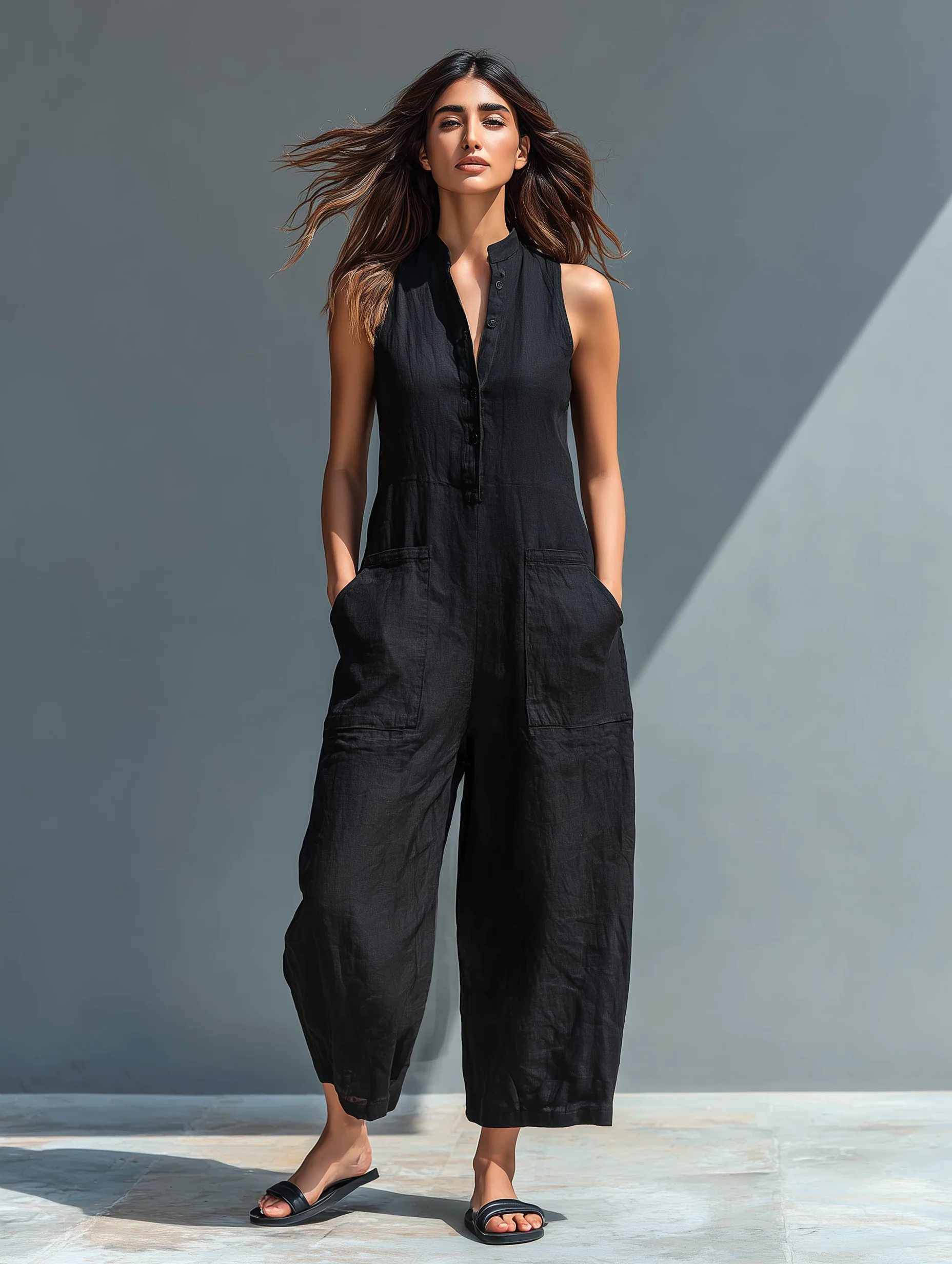 Lucinda | Stilvoller ärmelloser Jumpsuit - Image 5