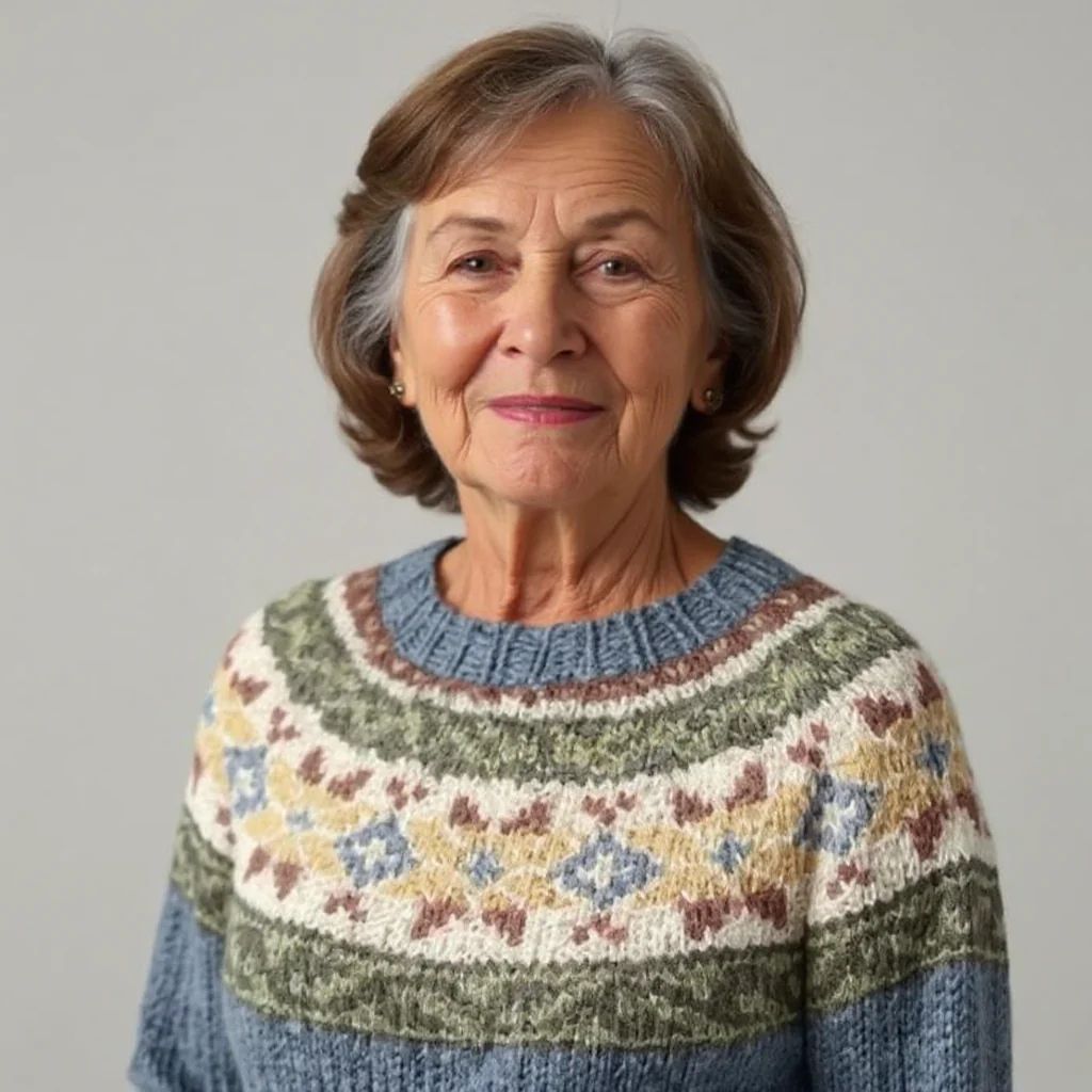 Lucy | Vintage Isländischer Pullover - Image 3