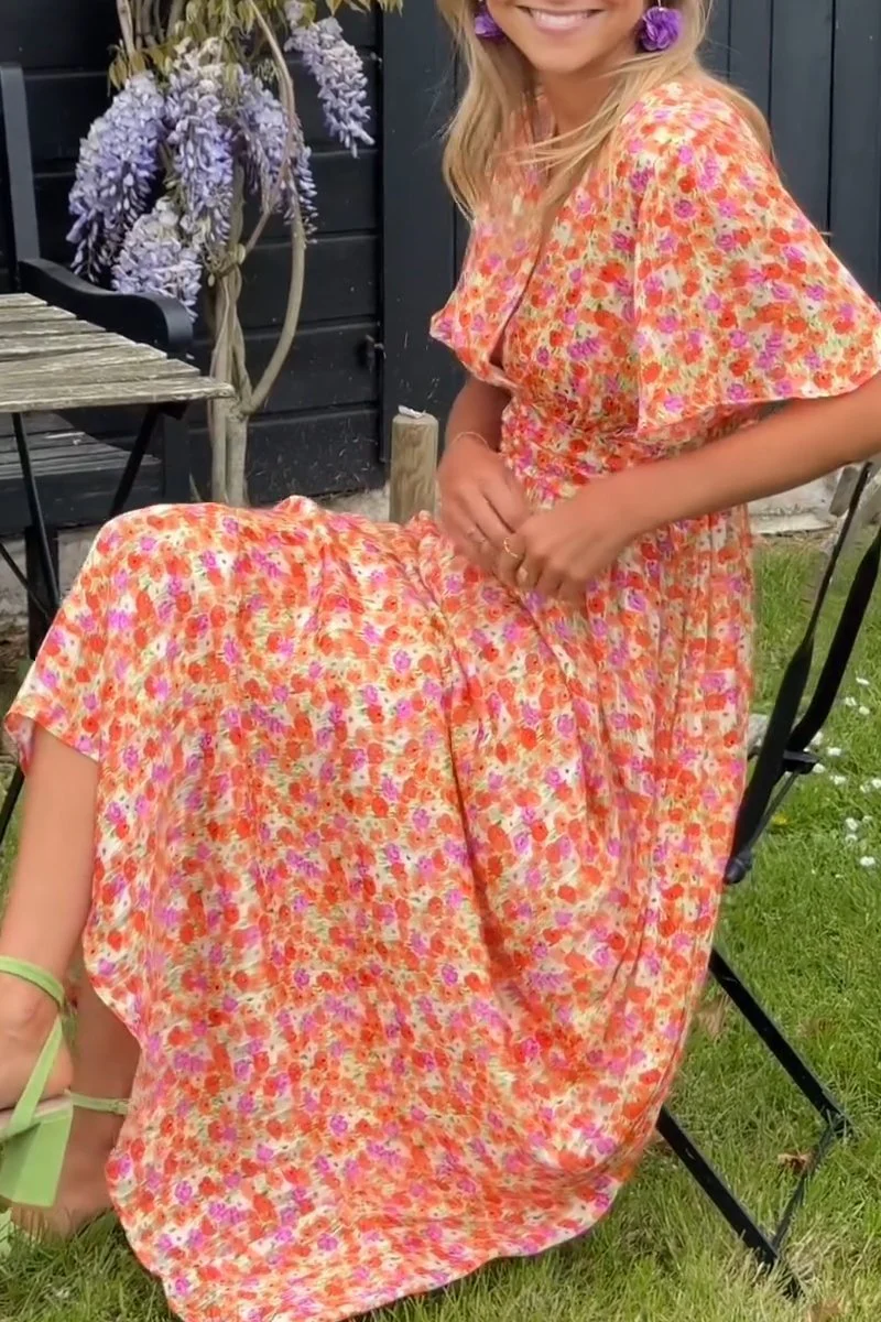 Lyra | Florale Eleganz Maxi-Kleid - Image 5