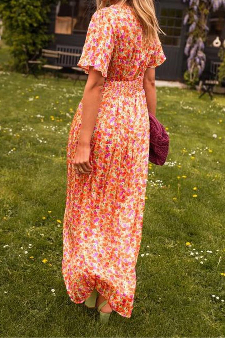 Lyra | Florale Eleganz Maxi-Kleid - Image 6